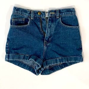 American Apparel vintage denim high waisted shorts